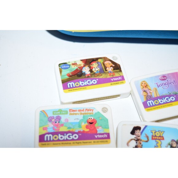 VTech MobiGo Touch Yellow Learning System And 8 Games READ  Working - Picture 2 of 14